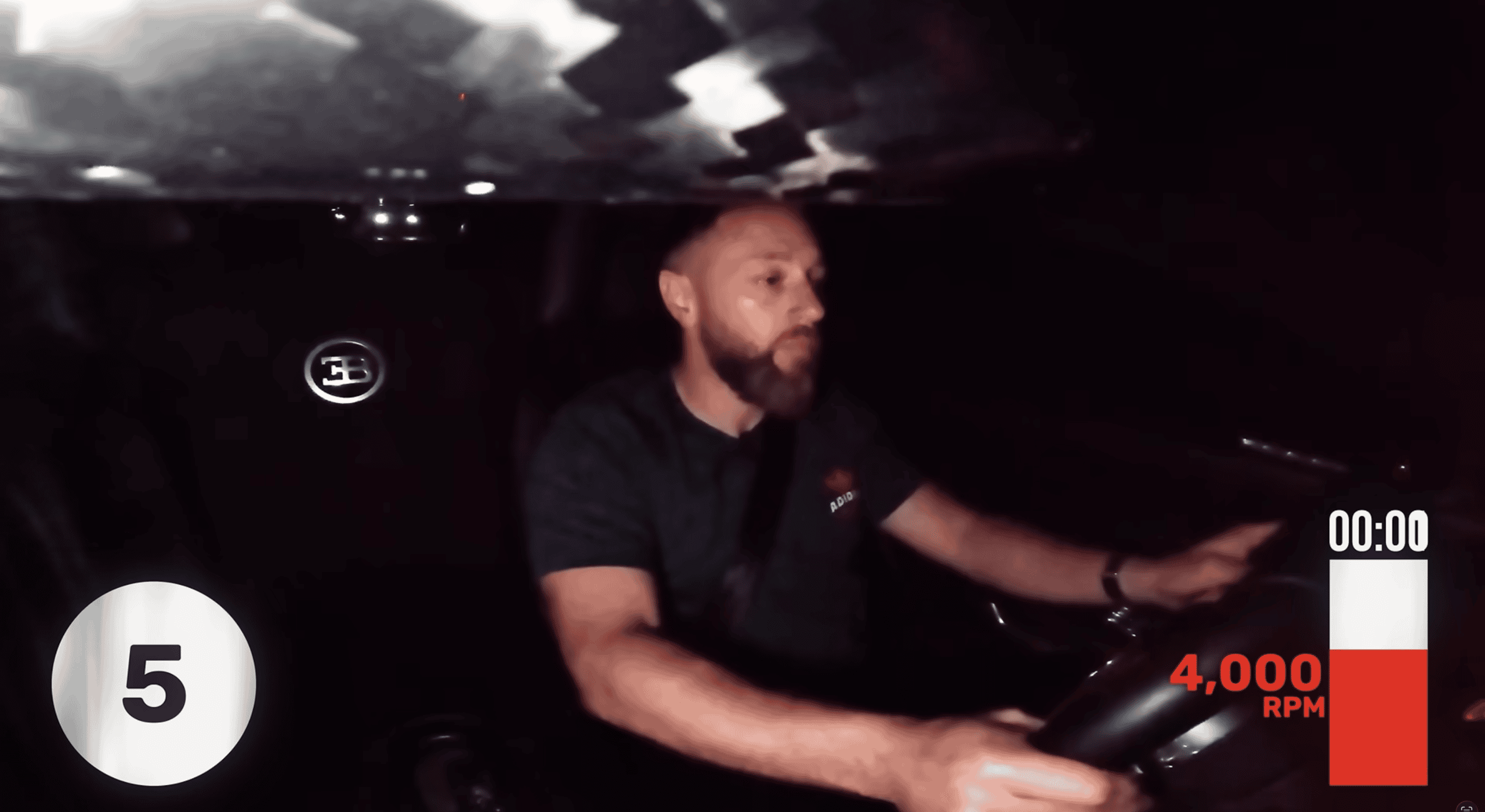 Matt from Furlonger setting clutch adaption on Mark McCann's Bugatti Veyron